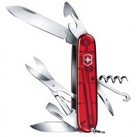 Фото Складной нож Victorinox Transparent Red Blister 1.3703.TB1