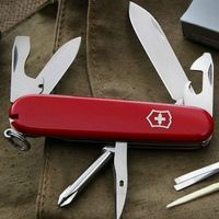 Комплект Victorinox Нож Tinker 1.4603 + Чехол для ножа универсальный на липучке + Фонарь