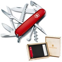 Комплект Victorinox Нож Huntsman 1.3715 + Подарочная коробка для ножа 91мм vix-2