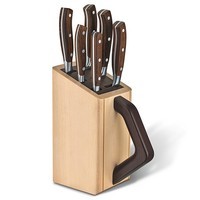 Фото Набор кованых ножей Victorinox Forged Сhefs Grand Maitre Wood Cutlery Block 6 шт. 7.7240.6