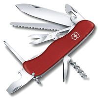 Фото Комплект Нож Victorinox Outrider 0.8513 + Кожаный чехол + Фонарь