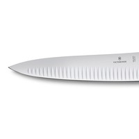 Кухонный нож Victorinox SwissClassic Carving 25см рифл. с черн. ручкой (GB) 6.8023.25G
