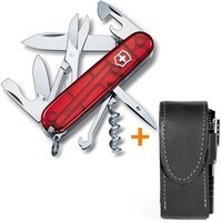Фото Комплект Нож Victorinox Climber 1.3703.T + Чехол с фонариком Police