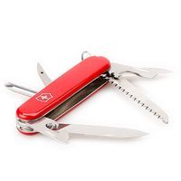 Комплект Victorinox Нож Hiker Red 1.4613 + Чехол для ножа универсальный на липучке + Фонарь