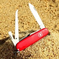 Фото Комплект Victorinox Нож Camper 1.3613 + Чехол для ножа универсальный на липучке + Фонарь