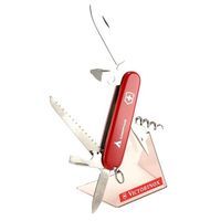 Комплект Victorinox Нож Camper Red 1.3613.71 + Чехол для ножа универсальный на липучке + Фонарь