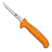 Фото Кухонный нож Victorinox Fibrox Poultry Small 9 см с оранжевой ручкой 5.5909.09S 