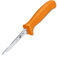 Фото Кухонный нож Victorinox Fibrox Poultry Small 9 см с оранжевой ручкой 5.5909.09S 