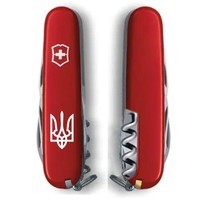 Комплект Нож Victorinox Spartan Ukraine 1.3603_T0010u + Чехол с фонариком Police