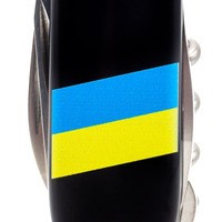 Комплект Нож Victorinox Climber Ukraine Флаг Украины 1.3703.3_T1100u + Чехол с фонариком Police