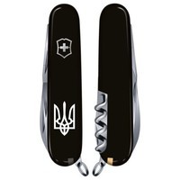 Комплект Нож Victorinox Climber Ukraine 1.3703.3_T0010u + Чехол с фонариком Police