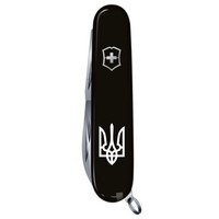 Комплект Нож Victorinox Climber Ukraine 1.3703.3_T0010u + Чехол с фонариком Police