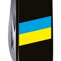 Комплект Нож Victorinox Spartan Ukraine 1.3603.3_T1100u + Чехол с фонариком Police
